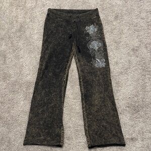 Vintage T Party Low Rise Wide Leg Pants